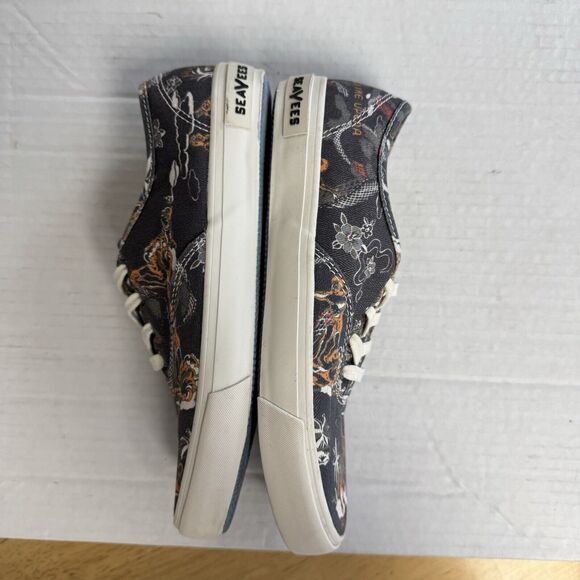 SEAVEES Legend Beachcomber Herringbone Twill Sneaker Casual Hawaii Big Kids 3 - Picture 4 of 11